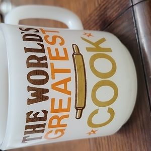 Vintage Milk Glass Glasbake coffee mug